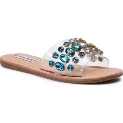 Klapki STEVE MADDEN - Regency SM11000562-02002-930 Rainbow Multi. Szare klapki damskie Steve Madden, z aplikacjami, ze skóry ekologicznej, bez obcasa. W wyprzedaży za 279,00 zł.