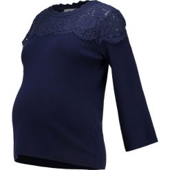 Swetry klasyczne damskie: Anna Field MAMA Sweter dark blue