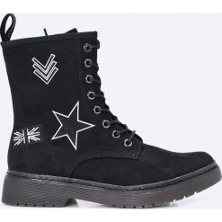 Tamaris - Botki. Szare buty zimowe damskie marki Tamaris, z materiału. W wyprzedaży za 129,90 zł.