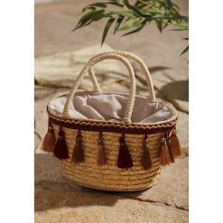 Beżowo-Różowa Torebka Well With. Brązowe torebki klasyczne damskie Born2be, z aplikacjami, zdobione, bez dodatków. Za 144,99 zł.