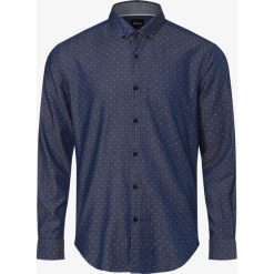 BOSS - Koszula męska – Rikard_53, niebieski. Niebieskie koszule męskie Boss, xl, bez wzorów, z jeansu, eleganckie, bez kołnierzyka, bez rękawów. Za 479,99 zł.