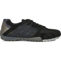 Geox Snake Tenisówki Czarny Niebieski. Niebieskie trampki męskie Geox, ze skóry. Za 462,95 zł.