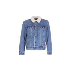 Kurtki jeansowe Levis TYPE 3 SHERPA TRUCKER. Niebieskie kurtki męskie Levi's®, s, bez wzorów, z jeansu, bez kaptura. Za 426,80 zł.