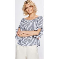 Only - Bluzka. Niebieskie bluzki damskie ONLY, na co dzień, bez wzorów, z wiskozy, casualowe, bez kołnierzyka, bez rękawów. W wyprzedaży za 59,90 zł.
