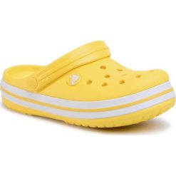 Klapki CROCS - Crocband Clog K 204537 Lemon. Żółte sandały dziewczęce Crocs, z tworzywa sztucznego, bez zapięcia. Za 139,00 zł.