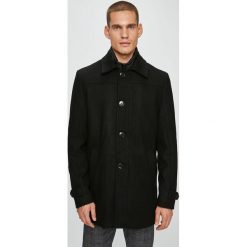 S.Oliver Black Label - Płaszcz. Czarne płaszcze męskie marki s.Oliver BLACK LABEL, s, z poliesteru. W wyprzedaży za 479,90 zł.
