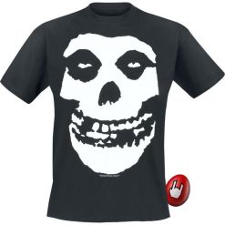 T-shirty męskie z nadrukiem: Misfits Skull T-Shirt czarny