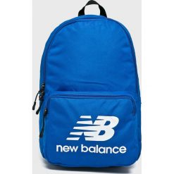 New Balance - Plecak. Niebieskie plecaki męskie marki New Balance, z poliesteru. W wyprzedaży za 84,90 zł.