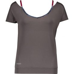 Koszulka funkcyjna "Chakra Wakka" w kolorze szarobrązowym. Brązowe topy sportowe damskie Roxy, xs, z materiału. W wyprzedaży za 121,95 zł.