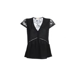 Bluzki Moony Mood KURITE. Czarne bluzki damskie Moony Mood, s, bez wzorów, bez kołnierzyka, bez rękawów. Za 64,50 zł.