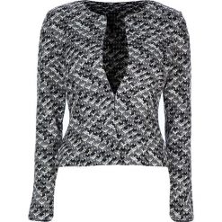 Blezer w kolorze czarno-szaro-białym. Bolerka i narzutki damskie Tom Tailor. W wyprzedaży za 122,95 zł.