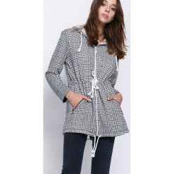 Czarno-Niebieska Bluza Love We Shared. Czarne bluzy rozpinane damskie Born2be, na jesień, l. Za 59,99 zł.