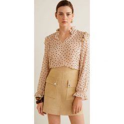 Mango - Spódnica Texas. Różowe minispódniczki Mango, l, z materiału, proste. Za 199,90 zł.