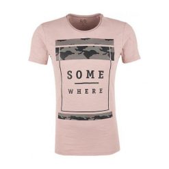 T-shirty męskie: Q/S Designed By T-Shirt Męski M Różowy