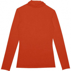 Sweter kaszmirowy w kolorze pomarańczowym. Brązowe swetry klasyczne damskie marki Ateliers de la Maille, z kaszmiru. W wyprzedaży za 363,95 zł.