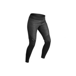 Legginsy turystyczne SH500 Warm damskie. Czarne legginsy damskie QUECHUA, m, bez wzorów, z elastanu. Za 169,99 zł.