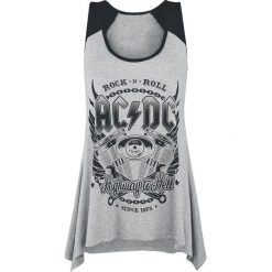 AC/DC EMP Signature Collection Top damski jasnoszary melanż/czarna. Czarne topy damskie marki AC/DC, m, melanż, z materiału. Za 54,90 zł.