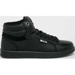 Big Star - Buty. Czarne buty sportowe damskie BIG STAR, bez wzorów, ze skóry, sportowe. W wyprzedaży za 99,90 zł.