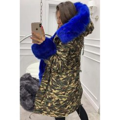 Kurtka damska BARBERA BLUE. Niebieskie kurtki damskie Kurtka damska BARBERA BLUE, s, bez wzorów. W wyprzedaży za 139,00 zł.
