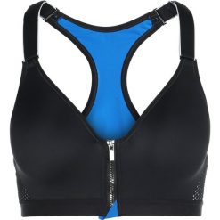 Biustonosze sportowe: Maidenform MAIDENFORM SPORTSECURE UNDERWIRE RACER BACK Biustonosz sportowy black/bozzeto blue