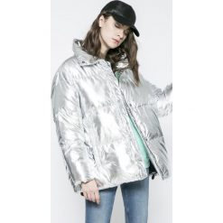 Missguided - Kurtka. Szare kurtki damskie marki Missguided, bez wzorów, z poliesteru, krótkie, bez kaptura. W wyprzedaży za 179,90 zł.