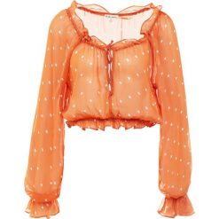Bluzki damskie: For Love & Lemons ANALISA POLKA DOT BLOUSE Bluzka copper