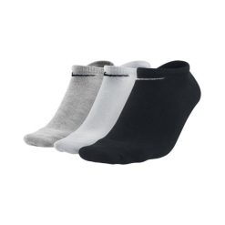 Skarpety Nike 3PPK Value No Show (SX2554-901). Czarne skarpetki damskie Nike, z bawełny. Za 34,99 zł.