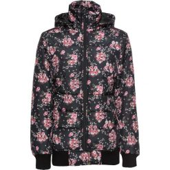 Kurtka bonprix czarny w kwiaty. Czarne bomberki damskie bonprix, w kwiaty. Za 239,99 zł.