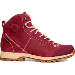 Buty DOLOMITE CINQUANTAQUATTRO HIGH FG W GTX. Czerwone buty sportowe damskie Dolomite, ze skóry, sportowe, wspinaczkowe. Za 840,00 zł.