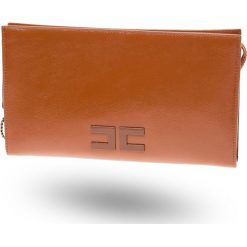 TOREBKA ELISABETTA FRANCHI. Pomarańczowe torebki worki damskie Elisabetta Franchi, bez wzorów, ze skóry ekologicznej, bez dodatków. Za 349,50 zł.