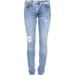 Versace Jeans Jeansy "Skinny". Czerwone jeansy męskie Versace Jeans, bez wzorów, z jeansu. Za 439,00 zł.