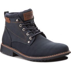 Kozaki LANETTI - MP07-16860-03 Navy. Niebieskie glany męskie marki Lanetti, z materiału. Za 139,99 zł.