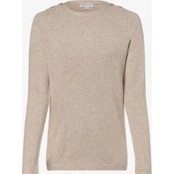 Marie Lund - Damski sweter z wełny merino, beżowy. Brązowe swetry damskie Marie Lund, s, bez wzorów, z wełny, bez rękawów, bez kaptura. Za 179,95 zł.