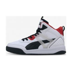 Puma Puma Backcourt Mid Tenisówki Czarny Czerwony Biały. Czerwone trampki męskie Puma, bez wzorów, z materiału, bez zapięcia. Za 378,95 zł.