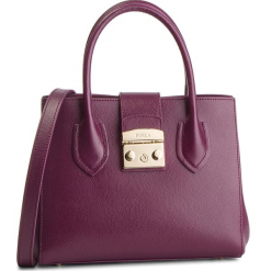 Torebka FURLA - Metropolis 993761 B BMN3 ARE Amaranto f. Fioletowe torebki klasyczne damskie marki Furla, bez wzorów, ze skóry, klasyczne, bez dodatków. Za 1470,00 zł.
