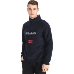 Napapijri Ted Bluza Niebieski. Niebieskie bluzy męskie Napapijri, xl, z haftami, z poliesteru. Za 600,95 zł.