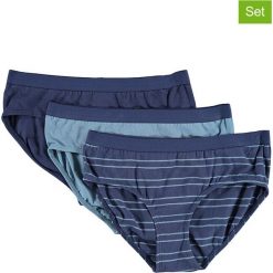 Majtki (3 pary) w kolorze niebieskim. Niebieskie majtki dziewczęce Schiesser Girls. W wyprzedaży za 39,95 zł.