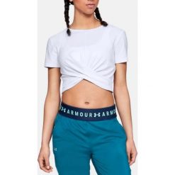 Under Armour Koszulka damska Lightweight Lux Crop Tee biała r. XL (1305484-100). Białe bluzki damskie marki Under Armour, xl. Za 171,91 zł.