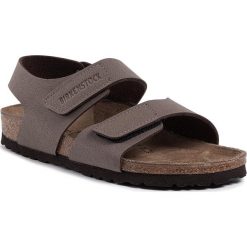 Sandały BIRKENSTOCK - Palu Kids Logo Bs 1016525 D Mocca. Pomarańczowe sandały chłopięce Birkenstock, ze skóry ekologicznej, bez zapięcia. Za 259,00 zł.