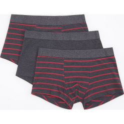 3 pack bokserek - Bordowy. Czerwone bokserki męskie Reserved. Za 59,99 zł.