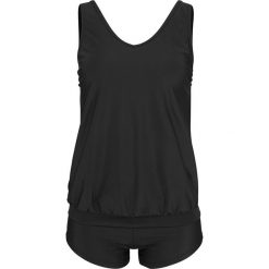Tankini szybko schnące (2 części) bonprix czarny. Czarne stroje kąpielowe damskie bonprix, bez wzorów. Za 119,99 zł.