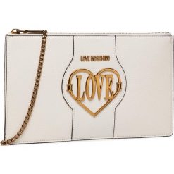 Torebka LOVE MOSCHINO - JC5300PP0AKT0100 Bianco. Białe torebki klasyczne damskie Love Moschino, bez wzorów, ze skóry, wizytowe, bez dodatków. Za 829,00 zł.