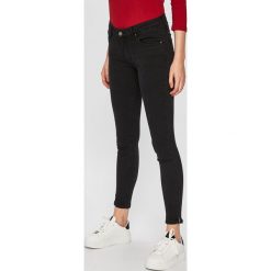 Answear - Jeansy. Czarne jeansy damskie ANSWEAR, s. W wyprzedaży za 79,90 zł.