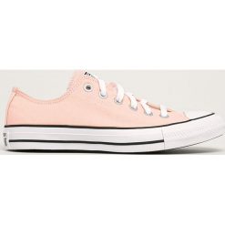Converse - Tenisówki. Różowe trampki i tenisówki damskie Converse, bez wzorów, z gumy, na sznurówki. W wyprzedaży za 219,90 zł.