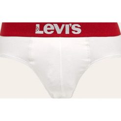 Levi's - Slipy (2-pack). Białe bokserki męskie Levi's®, s, z nadrukiem, z elastanu. W wyprzedaży za 79,90 zł.