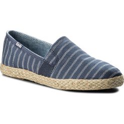Espadryle KEDS - Chillax A-Line Strp KWF58015 Nvy. Niebieskie espadryle damskie Keds, bez wzorów, z tworzywa sztucznego, bez obcasa. W wyprzedaży za 109,00 zł.