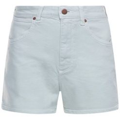 Szorty jeansowe Wrangler Mom W22DMHG11. Zielone szorty damskie Wrangler, xs, bez wzorów, z elastanu. Za 199,00 zł.