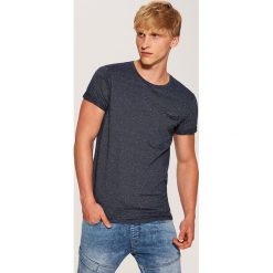 T-shirt w prążki - Granatowy. Niebieskie t-shirty męskie marki House, l, w prążki. Za 39,99 zł.
