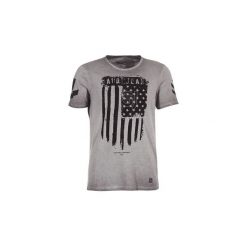 T-shirty z krótkim rękawem Gaudi GRUNA. Szare t-shirty męskie marki Gaudi, s, bez wzorów, bez kołnierzyka, krótkie. Za 119,20 zł.