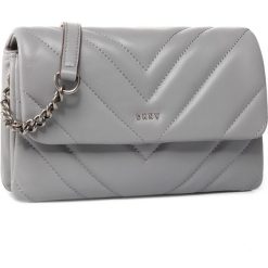 Torebka DKNY - Vivian Dbl Sm Cbody R94EBF97 Grey Melange 064. Szare listonoszki damskie DKNY, bez wzorów, ze skóry, bez dodatków. Za 849,00 zł.